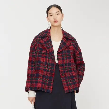 【奥莱清仓保暖季特价 】玛丝菲尔毛呢外套商品大图