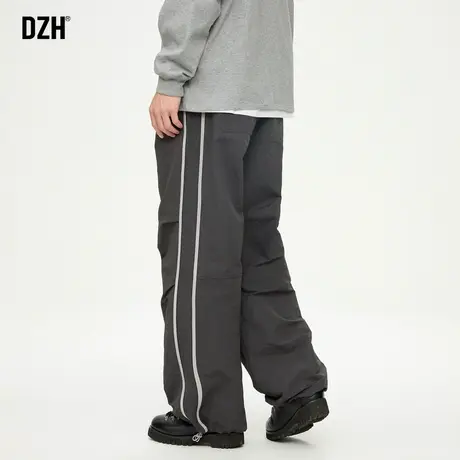 男士山系防水冲锋裤男美式潮牌降落伞兵工装裤宽松休闲裤直筒长裤商品大图