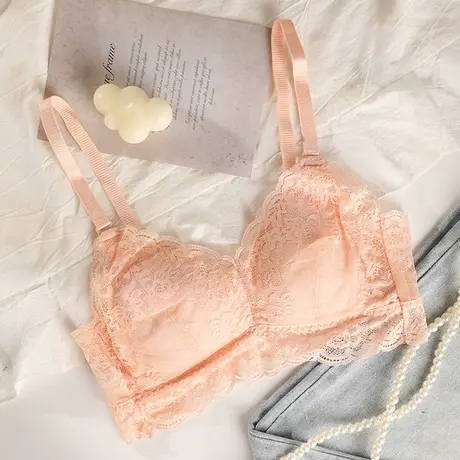 奥维丝丽2025新款睡眠内衣女大胸显小上托聚拢收副乳无钢圈文胸商品大图