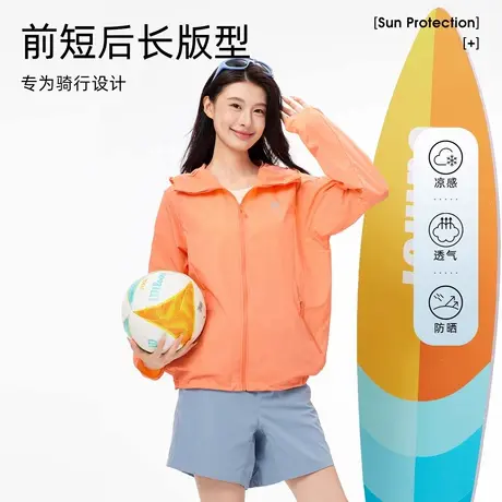 【沐光】骆驼女装防晒衣2025春夏新款男女同款upf50防晒服薄外套商品大图