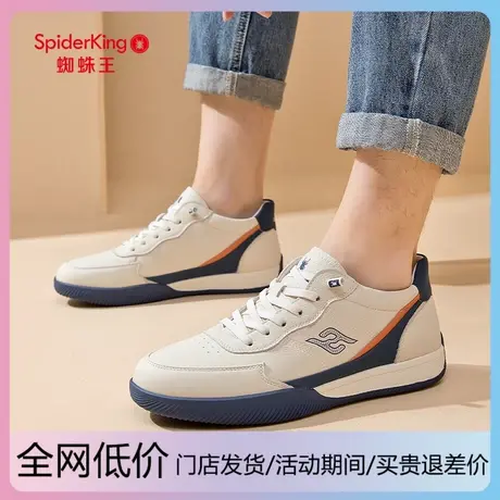 蜘蛛王男鞋2025新款冬季加绒德训鞋一脚蹬休闲运动鞋阿甘鞋二棉鞋商品大图