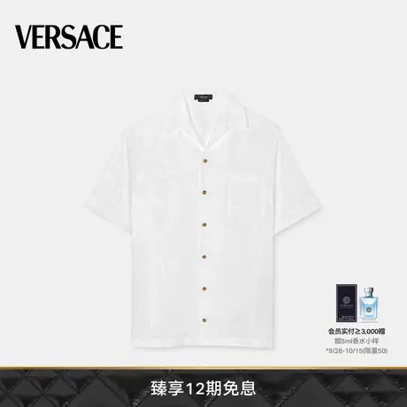 【24期免息】VERSACE/范思哲 男士Barocco Silhouette短袖衬衫图片