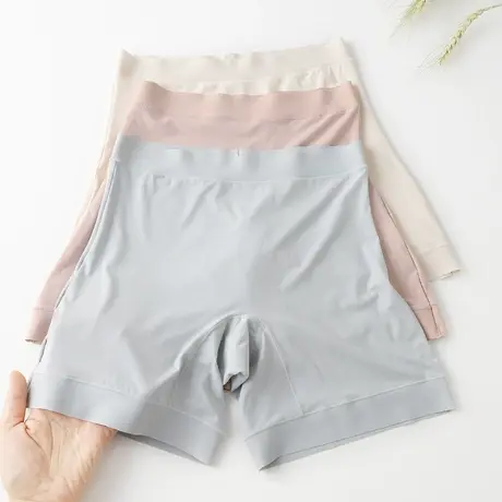 高弹力舒适不勒~无痕安全裤女防走光内裤二合一透气打底短裤夏薄图片