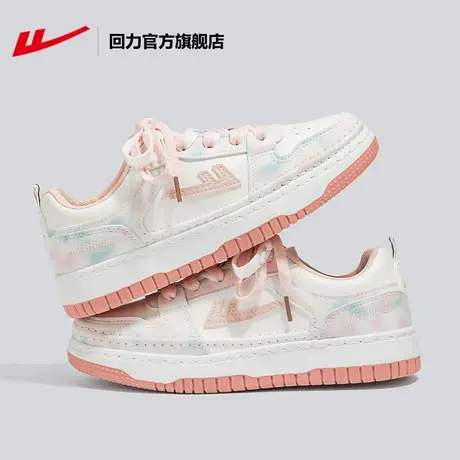 回力官方旗舰店小白鞋女透气2023夏联名樱花休闲板鞋运动百搭潮鞋商品大图
