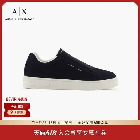 ARMANI EXCHANGE/阿玛尼2025夏季新款男士绒面革低帮平底休闲鞋图片