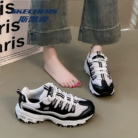 Skechers/斯凯奇官方正品经典熊猫鞋女鞋秋季新款运动鞋休闲鞋子商品大图