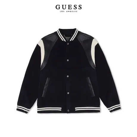【宋江明星同款】GUESS23年新款秋男士时尚休闲夹克外套-MN4W7880商品大图