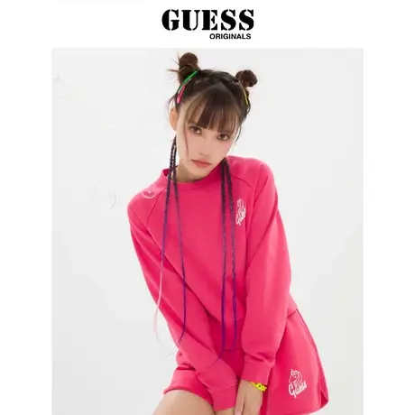 【38上新季】GUESS Originals 款女运动字母印花圆领卫衣图片