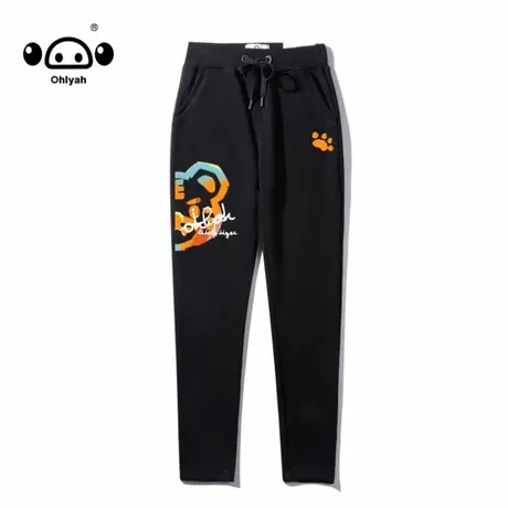 Ohlyah2023新款运动时尚宽松休闲束腰学生卫裤女秋季束脚运动长裤商品大图