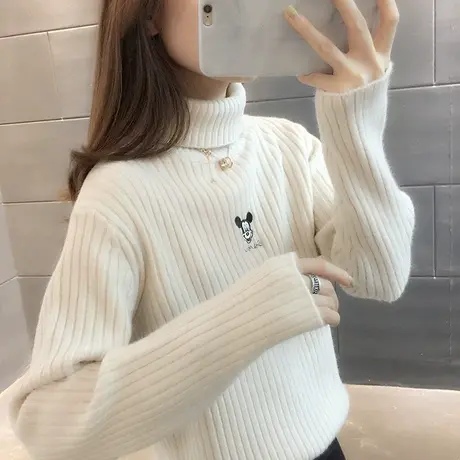 毛衣女装2023年新款秋冬季秋款秋装宽松高领女士毛衣服外穿打底衫图片