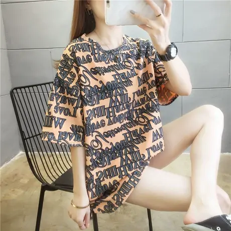 原创日系古着感电竞少女炸街短袖t恤女韩版学生宽松原宿风上衣潮图片