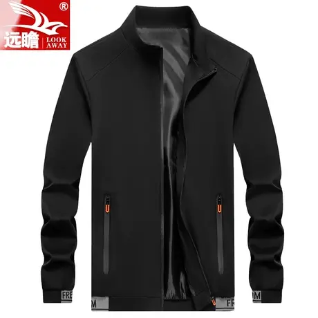 男士棒球领夹克春秋季2023新款帅气休闲工装防风衣服外套冲锋衣潮商品大图
