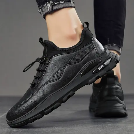 雨鞋男款时尚厨师水鞋厨房专用防滑工作鞋低帮雨靴洗车防水鞋男士商品大图