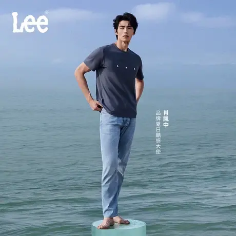 【肖凯中同款】Lee凉凉裤商场同款25夏新726直筒精玉透凉男牛仔裤图片