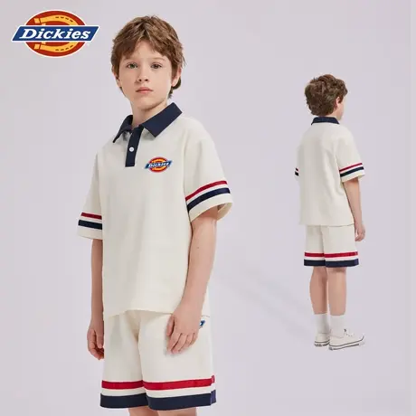 Dickies童装男童夏装套装男孩学院风polo衫儿童夏季美式短袖t恤A商品大图