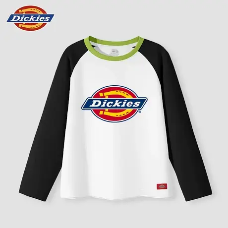 Dickies童装男童长袖t恤秋款儿童早秋纯棉体恤男孩美式休闲上衣A商品大图
