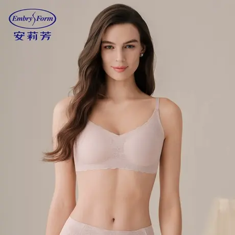 LER9安莉芳新款舒适无钢圈细肩带吊带式内衣女夏薄款蕾丝文胸胸罩商品大图