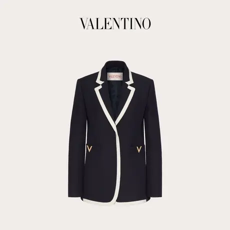 【季末优惠】华伦天奴VALENTINO女士 CREPE COUTURE 外套商品大图