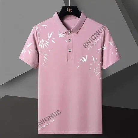 短袖POLO衫男薄款上衣夏装翻领T恤青少年半袖夏季休闲男装潮衣服商品大图