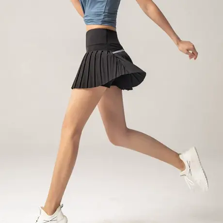 运动防走光短裤女高腰网球裙夏季瑜伽健身打底裤高尔夫紧身裙裤薄图片