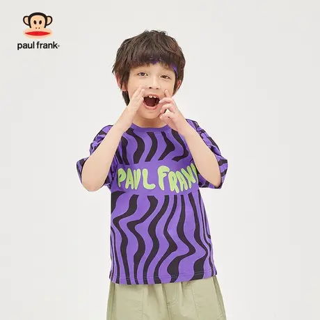 大嘴猴童装男童短袖t恤2023年夏季新品半袖中大儿童纯棉上衣体恤图片