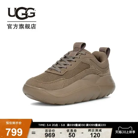 UGG秋季男女同款舒适厚底圆头运动时尚休闲鞋老爹鞋 1136818图片