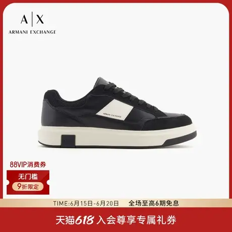 ARMANI EXCHANGE/阿玛尼2025夏季新款男士低帮系带撞色休闲鞋官方商品大图