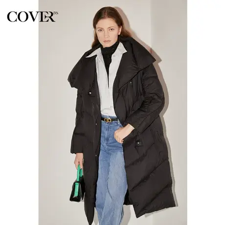 COVER冬季围裹式高克重羽绒服商品大图