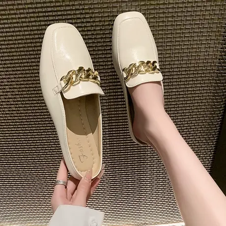 拖鞋女外穿2024年新款平底懒人包头半拖鞋女夏季穆勒鞋子女春凉拖商品大图