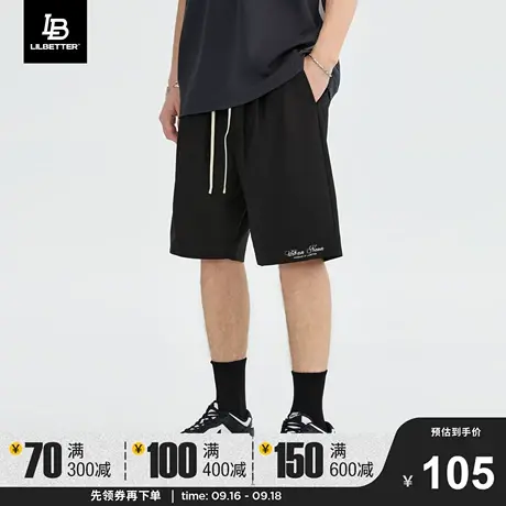 Lilbetter短裤男2023夏季休闲裤子潮流运动裤五分裤新款男士中裤商品大图