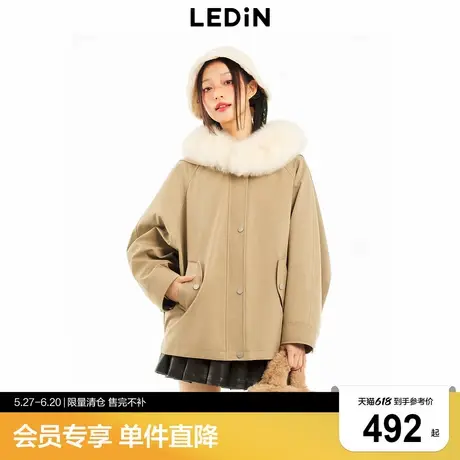 乐町大廓形一手长派克服冬季新款外套C2ADD4530商品大图