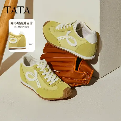【烈儿烈燃618】TATA/他她商场同款休闲阿甘鞋女运动鞋新款商品大图