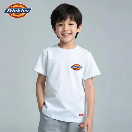 Dickies童装男童t恤短袖儿童美式潮牌纯棉夏款半袖男孩夏季体恤A图片
