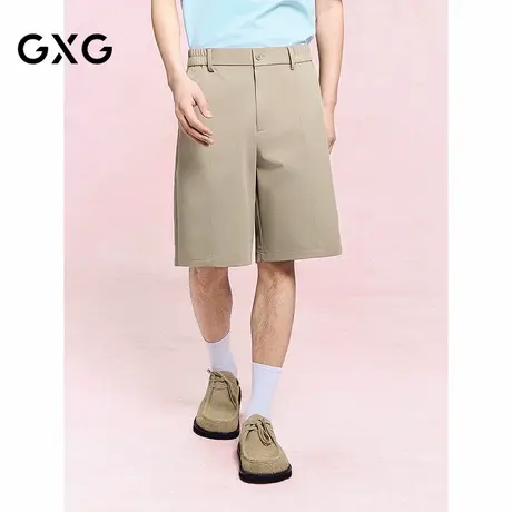 GXG男装 立挺廓形西装裤通勤五分西裤商务休闲短裤 25年夏季新品图片