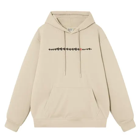 笑里藏刀连帽卫衣男女同款趣味文字潮牌加绒宽松怼人学生上衣帽衫商品大图