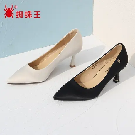 SPIDER KING/蜘蛛王高跟鞋2023春季商场新款单鞋通勤工作女鞋软底图片