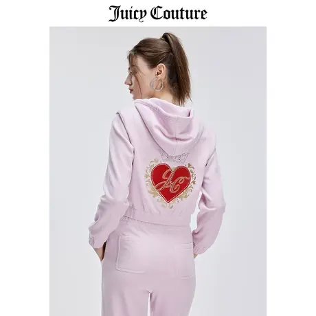 Juicy Couture橘滋春夏新款外套显瘦天鹅绒丝绒上衣女商品大图