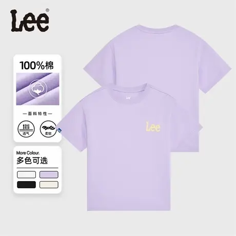 lee儿童凉感体恤2025年新款夏季薄款男女童装小孩衣服休闲短袖T恤图片
