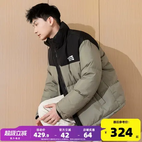 唐狮2024秋冬新款女羽绒服保暖时尚拼接休闲防风百搭潮流运动G商品大图