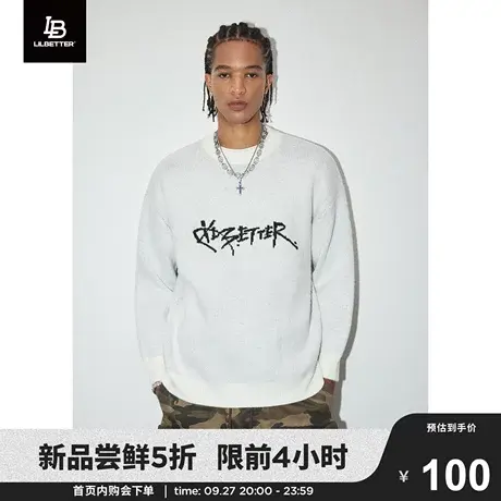 Lilbetter圆领针织衫男情侣毛衣高级感外套秋冬新款上衣保暖线衣商品大图