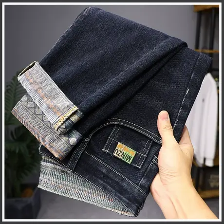 春天新塘水洗痞帅休闲牛仔裤春秋款男士高端复古风男裤子春季男装商品大图