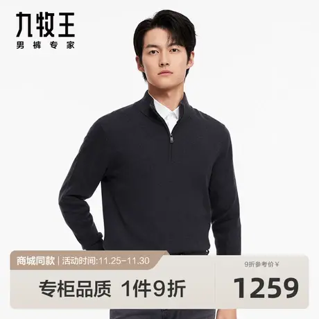 [商场同款]九牧王JY1C51817保暖毛衫23秋冬新品易打理毛衣SN图片