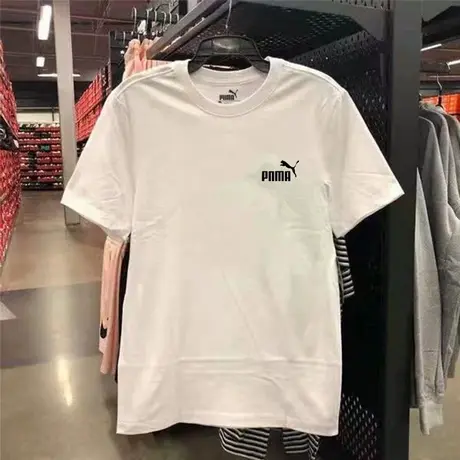 官方正品奥特莱斯纯棉运动短袖潮牌夏季宽松情侣体恤半袖T恤男女图片