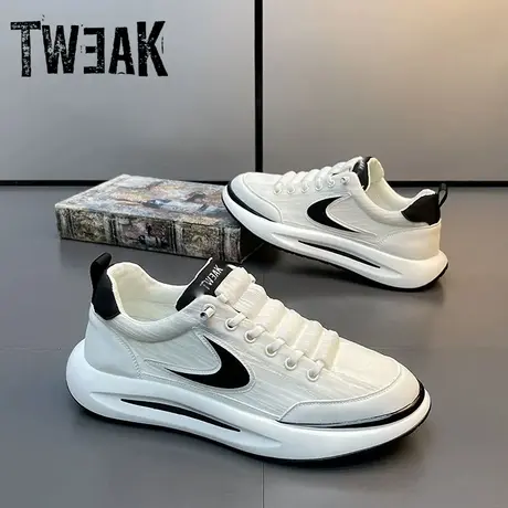 TWEAK特威克男鞋夏季透气冰丝布网面鞋潮流百搭运动老爹鞋阿甘鞋图片