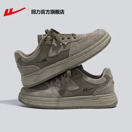 回力官方旗舰店板鞋男冬2024新款情侣加绒棉鞋复古厚底休闲运动鞋商品大图