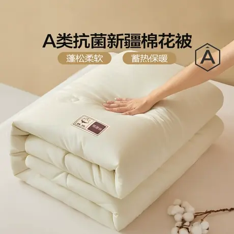 恒源祥新疆棉花被春秋棉被家用单人抗菌被子被褥被芯加厚加重冬被商品大图