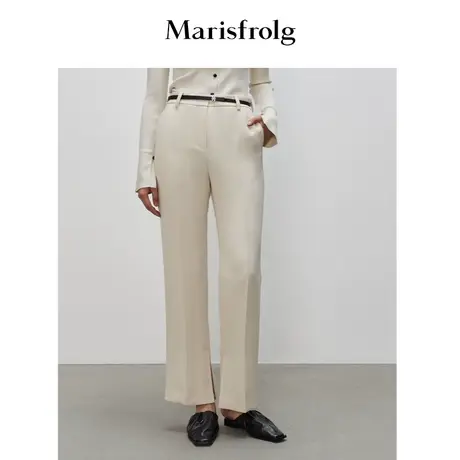 【新品首发】玛丝菲尔女装秋新款三醋纤休闲裤ACBW3812M图片