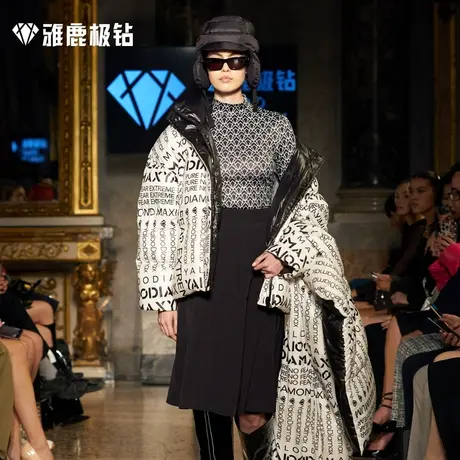 【米兰大秀同款鹅绒服】星河系列双面穿羽绒服女面包服外套冬加厚商品大图
