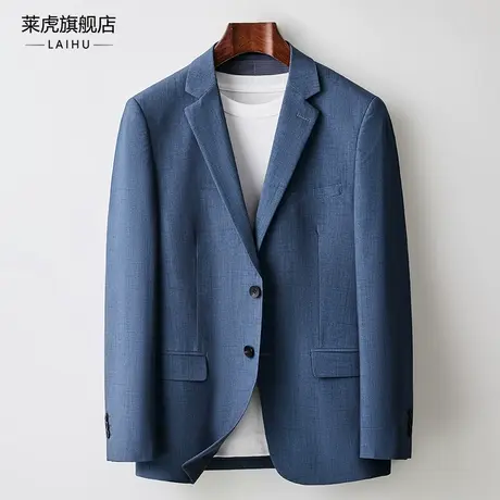 2022春季薄款时尚休闲西服外套男士商务百搭修身潮流单件西服上衣商品大图