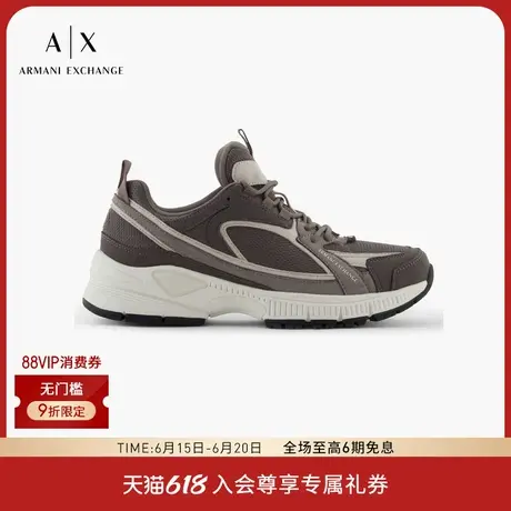 ARMANI EXCHANGE/阿玛尼2025夏季新款男士系带低帮厚底休闲鞋官方商品大图